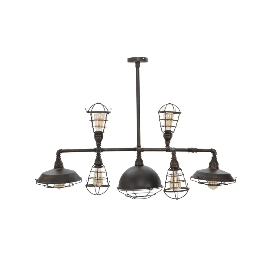 Lampa wisząca MANHATTAN 7-ramienna 111x48x58 cm
